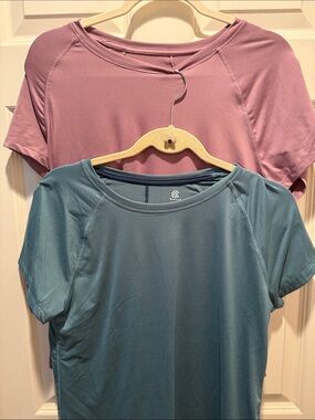 Champion Short-Sleeve Performance Tees - Dusty Rose & Teal